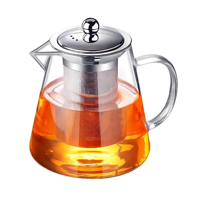 GENERICO - Tetera 950 ML Vidrio Infusora
