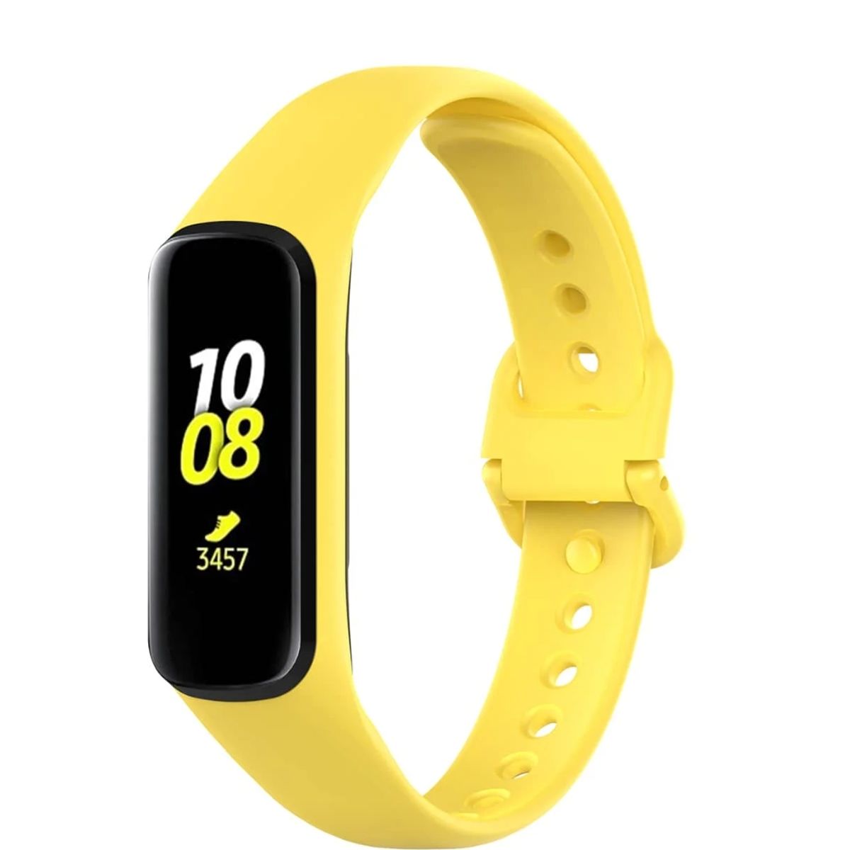 GENERICO - Correa De Silicona Para Samsung Galaxy Fit 2 R220 Amarillo
