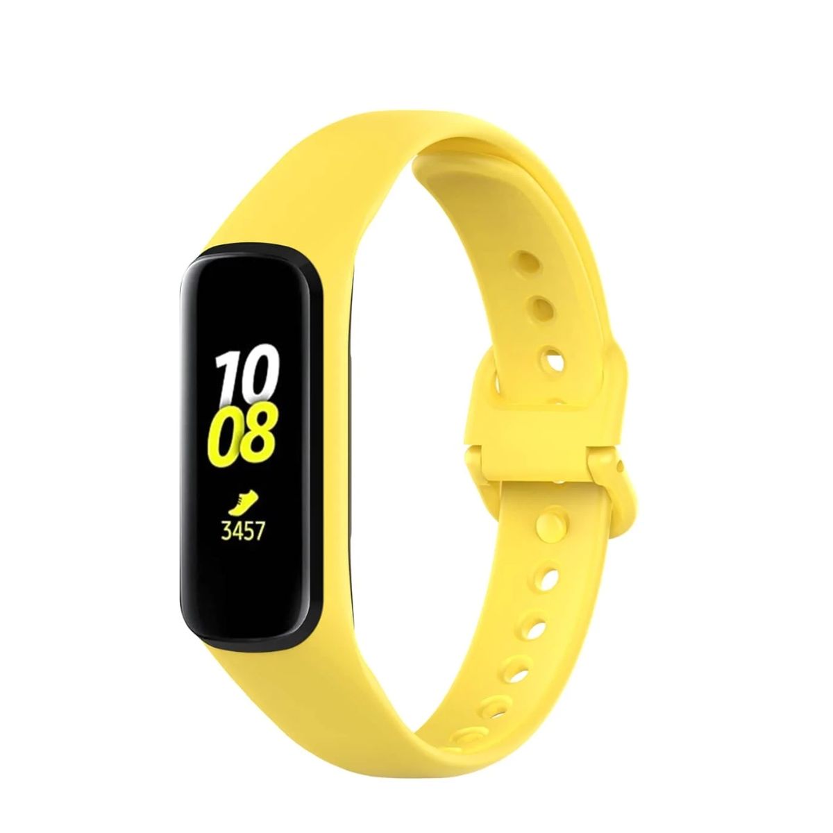 GENERICO - Correa De Silicona Para Samsung Galaxy Fit 2 R220 Amarillo