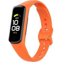 Correa De Silicona Para Samsung Galaxy Fit 2 R220 Naranjo