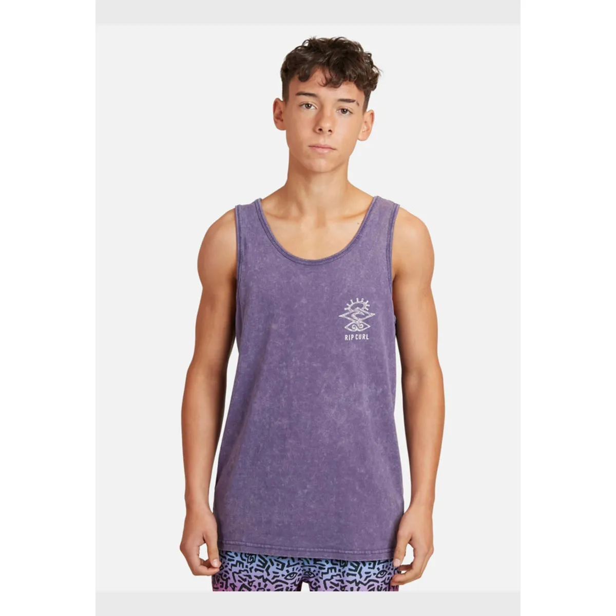 RIP CURL - Polera S/M Morado Juvenil Hombre Ripcurl
