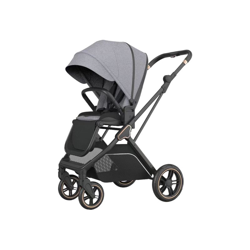 LUBABYCAS - Coche De Paseo Modo Apego Y Panorámico Lubabycas Gris