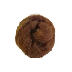 MOHICAN - LANA PARA FELTING DE BOLSA 100 GRS Marrón