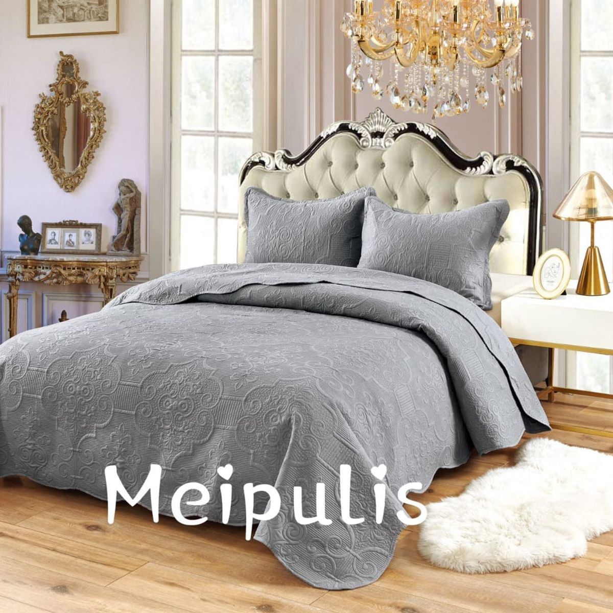 GENERICO - Cobertor Quilt De Verano Reversibles 1.5 Plaza