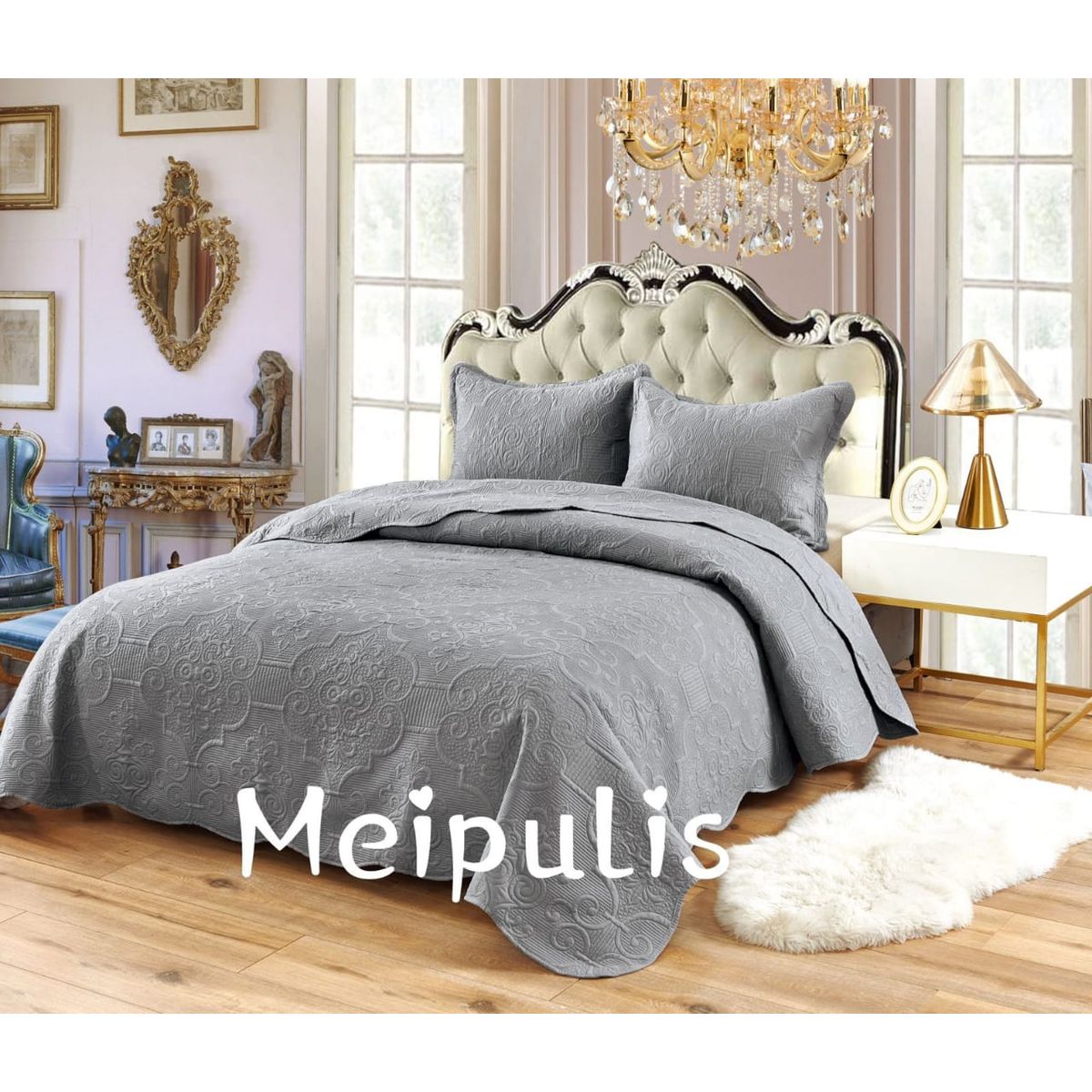 GENERICO - Cobertor Quilt De Verano Reversibles 1.5 Plaza