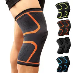 EVERSO - Rodillera Deportiva Ortopédica Soporte Cobre Artritis Un Par Naranja L