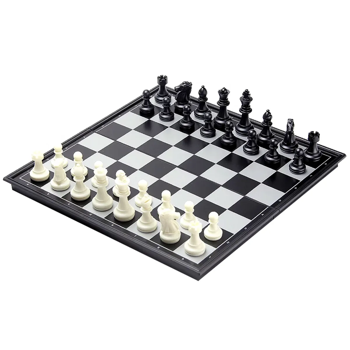 ANIKIDS - Juego de Ajedrez Magnético Tablero Plegable Chess 32x32cm