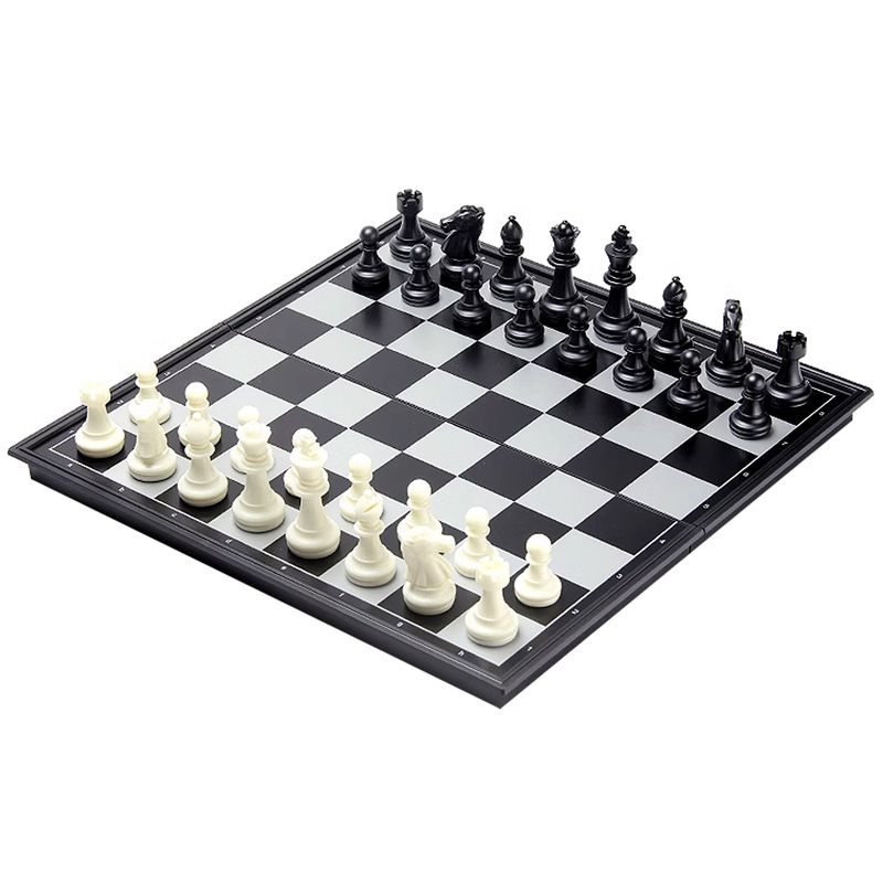ANIKIDS - Juego de Ajedrez Magnético Tablero Plegable Chess 32x32cm