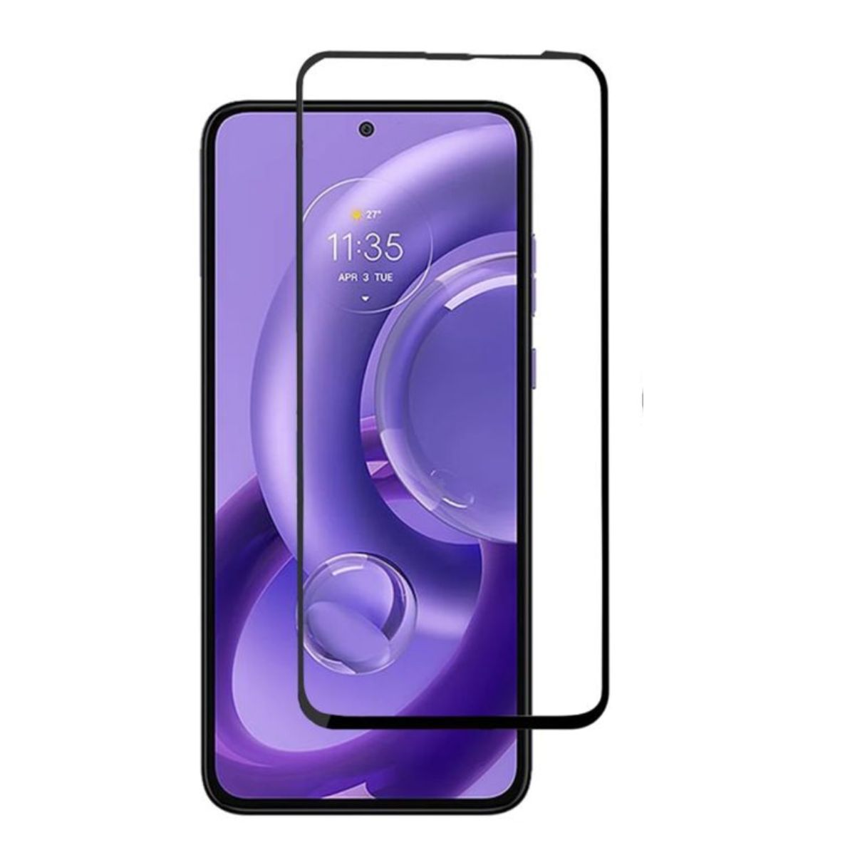 GENERICO - Lamina Mica Vidrio Templado Completa Para Motorola Edge 30 Neo