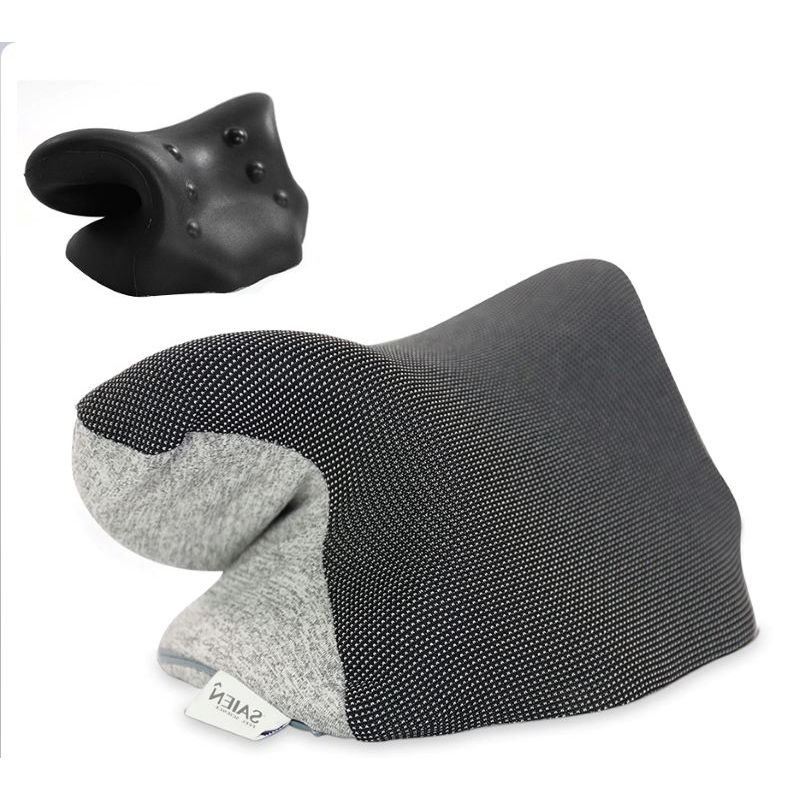EVERSO - Almohada Terapéutica De Tracción Cervical Cuello Con Funda.