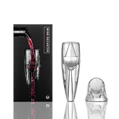 EVERSO - Aireador De Vinos Oxigenador Vidrio Decantador Cristal