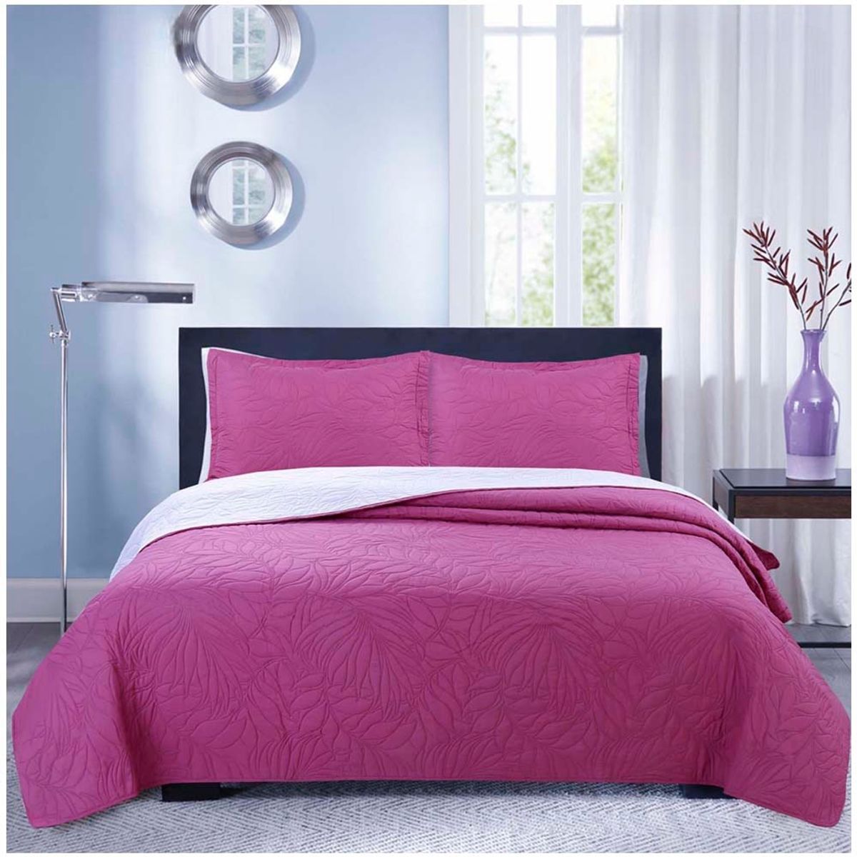 GENERICO - Cubrecama Quilt Verano 2 Plazas -47.