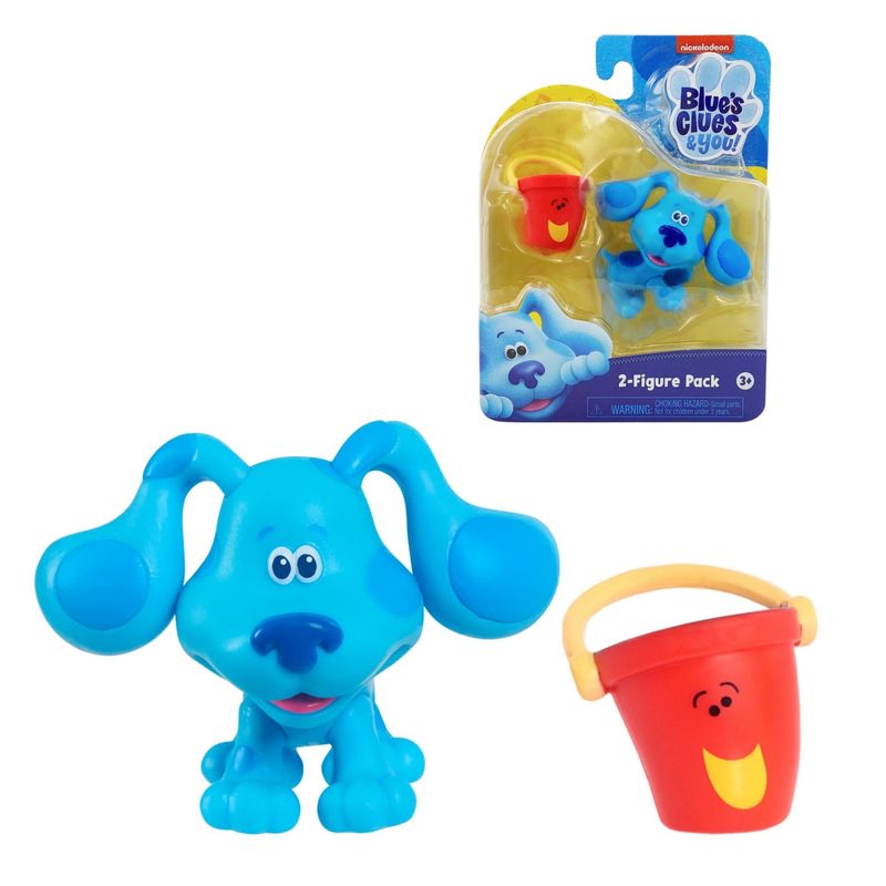 ANSALDO - Pistas De Blue Y Tu 2 Pack Figuras Imexporta - Blue & Pail