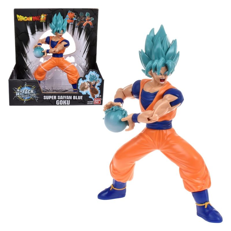 DRAGON BALL - Figura Coleccion Ataque 18 Cms - Super Saiyan Blue Goku