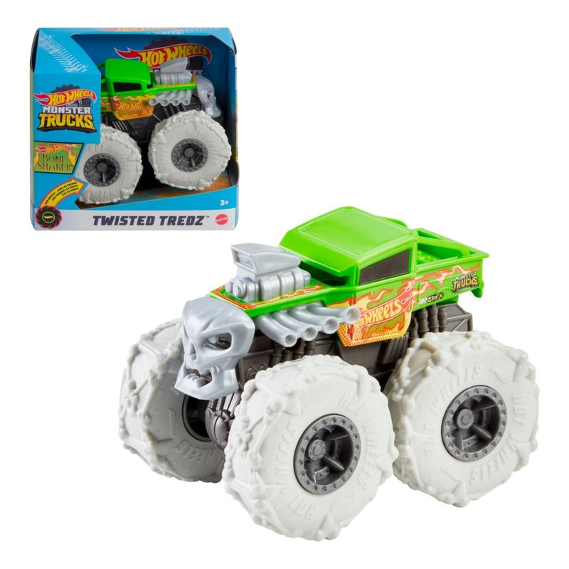 HOT WHEELS - Hot Wheels Monster Trucks Twister Tredz Mattel - Bone Shake