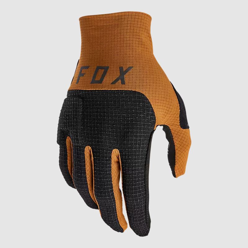 FOX - Guantes Bicicleta Flexair Pro Café Mostaza Fox FOX
