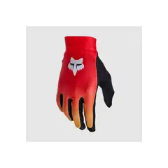 FOX - Guantes Bicicleta Flexair Race Rojo/Naranjo/Negro