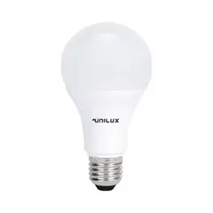 UNILUX - Ampolleta LED A60 Bola 9W Luz Cálida E27