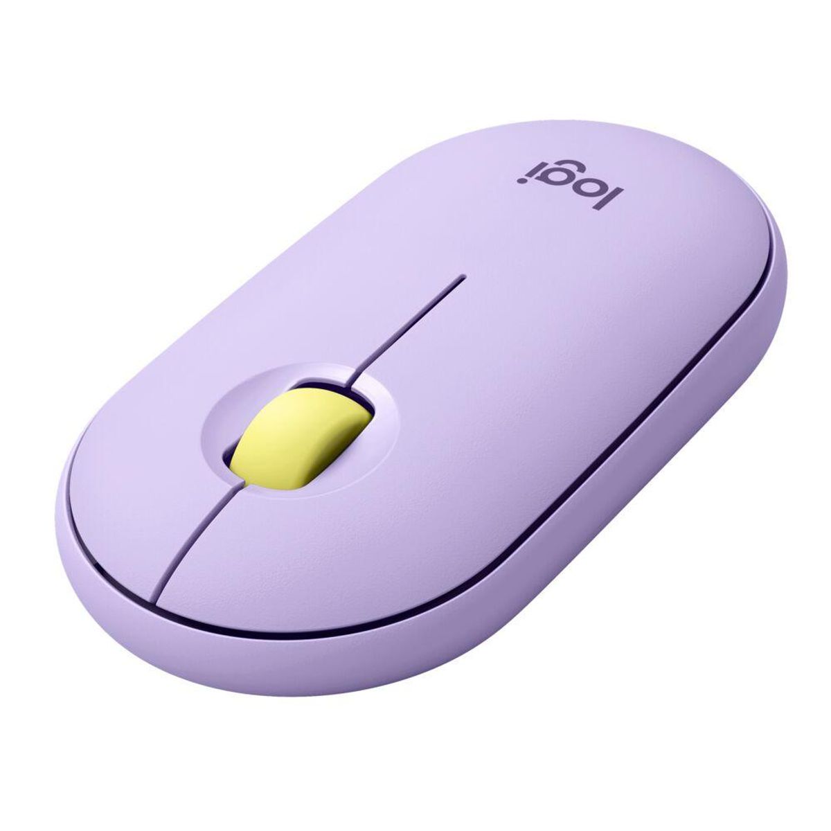 LOGITECH - Mouse Logitech Pebble M350 Bluetooth 1000dpi 3 Botones Lavanda