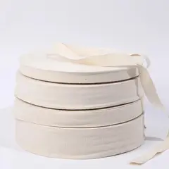 GENERICO - Metro de Cinta de Mochilas 100% Algodón Crudo 35mm