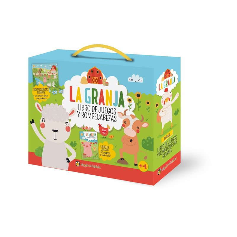 TOP10BOOKS - LIBRO DIVERSIÓN SORPRESA: GRANJA / EL GATO DE HOJALATA /