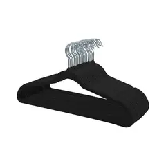 U BUY - Pack De 10 Percheros De Terciopelo Antideslizantes Ganchos