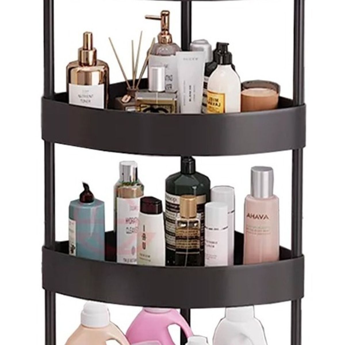 U BUY - Repisa Esquinero De 4 Estantes De Plástico Komfort