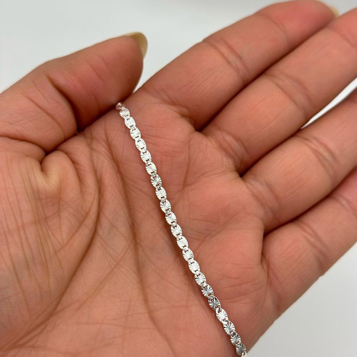 GENERICO - Pulsera Gucci Delgada Plata Italiana Ley 925 +caja