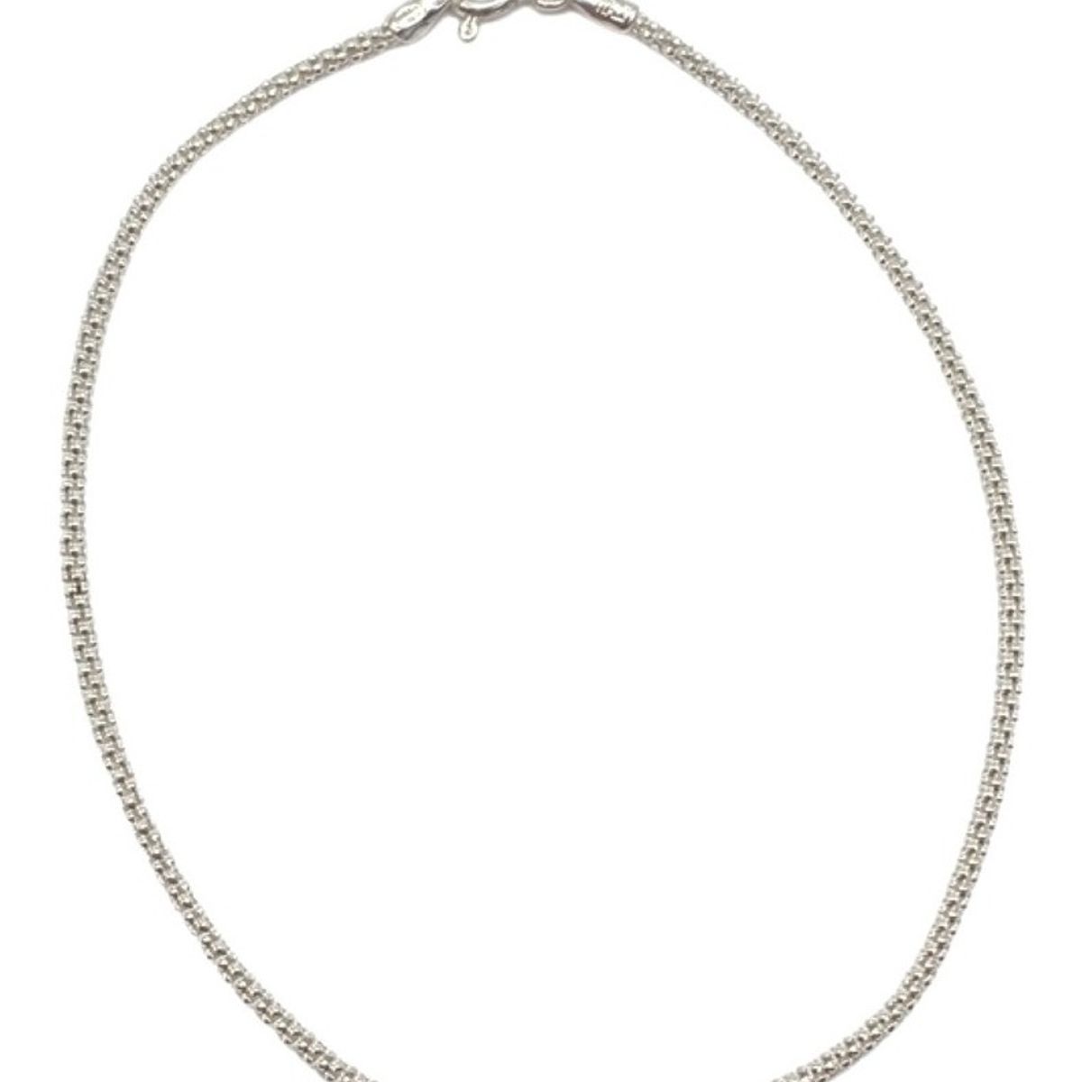 GENERICO - Pulsera Espuma Italiana Delgada Plata Ley 925 +caja