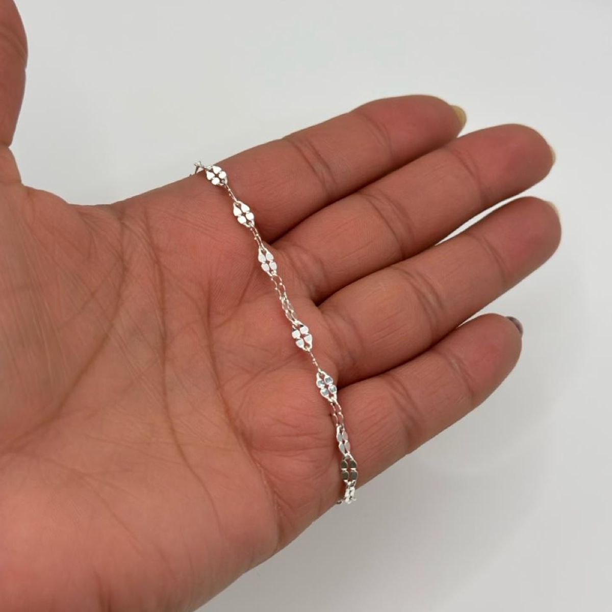 GENERICO - Pulsera Tradicional Martillada Plata Ley 925 + Caja