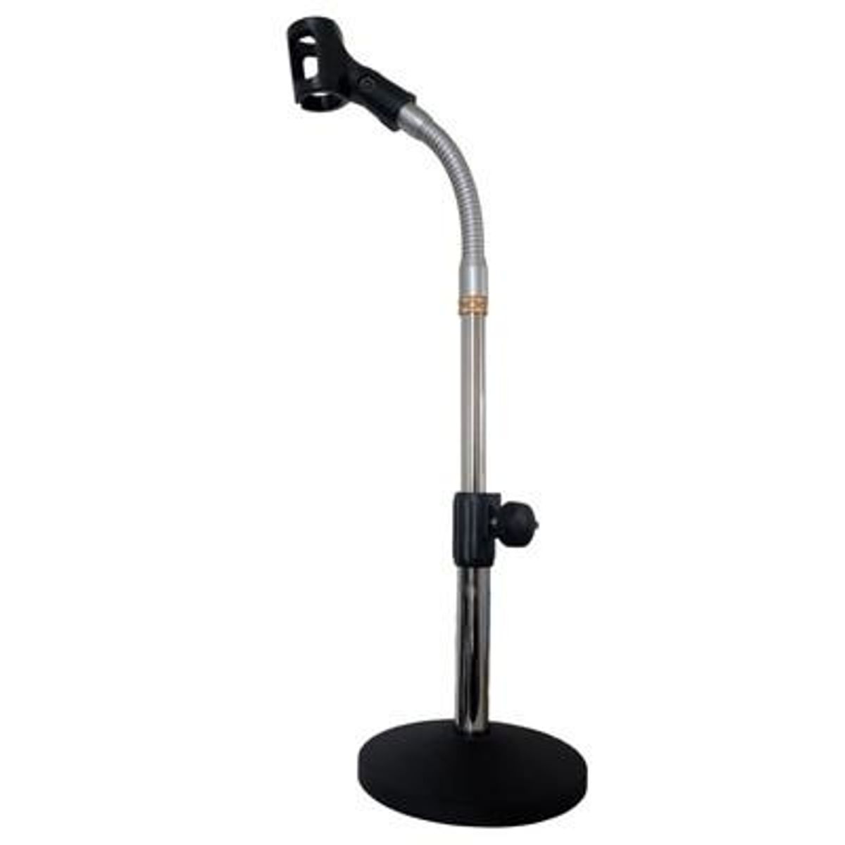 K ACOUSTIC - Atril de sobremesa para microfono K-Acoustic K-30A - Plateado