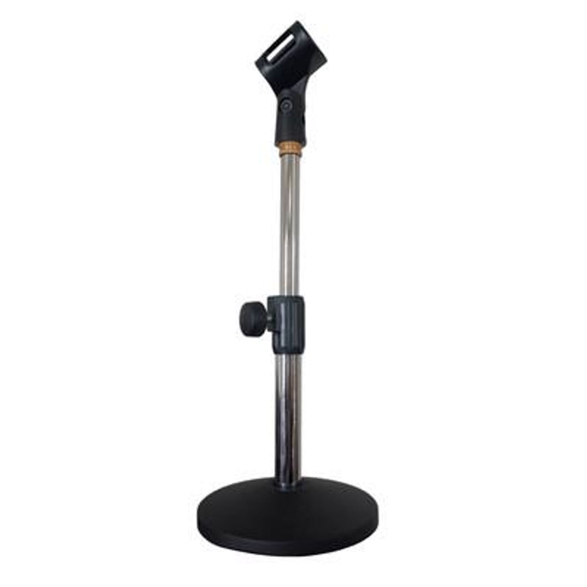 K ACOUSTIC - Atril de sobremesa para microfono K-Acoustic K-30A - Plateado