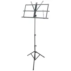 NUTECH - Atril de partituras con funda 5804 - Negro