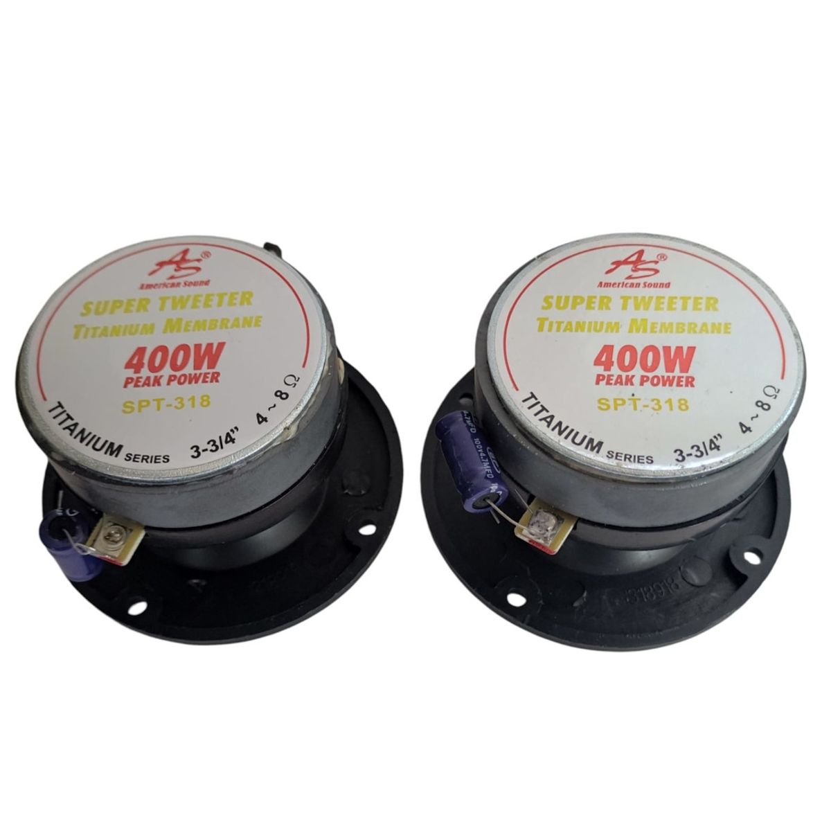 AMERICAN SOUND - Set 2 Tweeters American Sound Titanium Series SPT-318