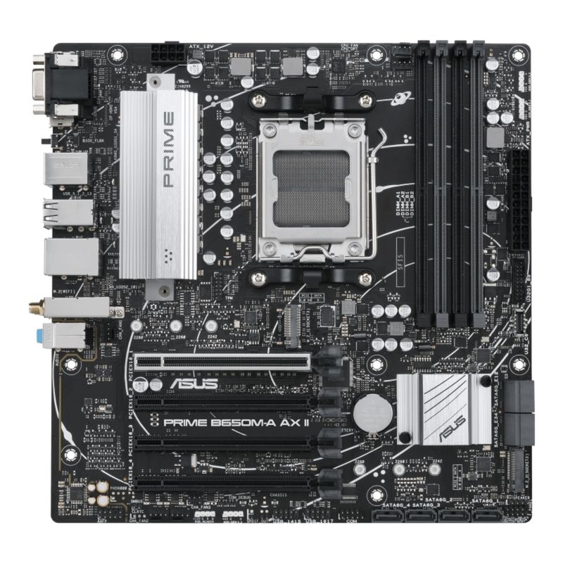 ASUS - Placa Madre ASUS Prime B650M-A AX II MicroATX AM5