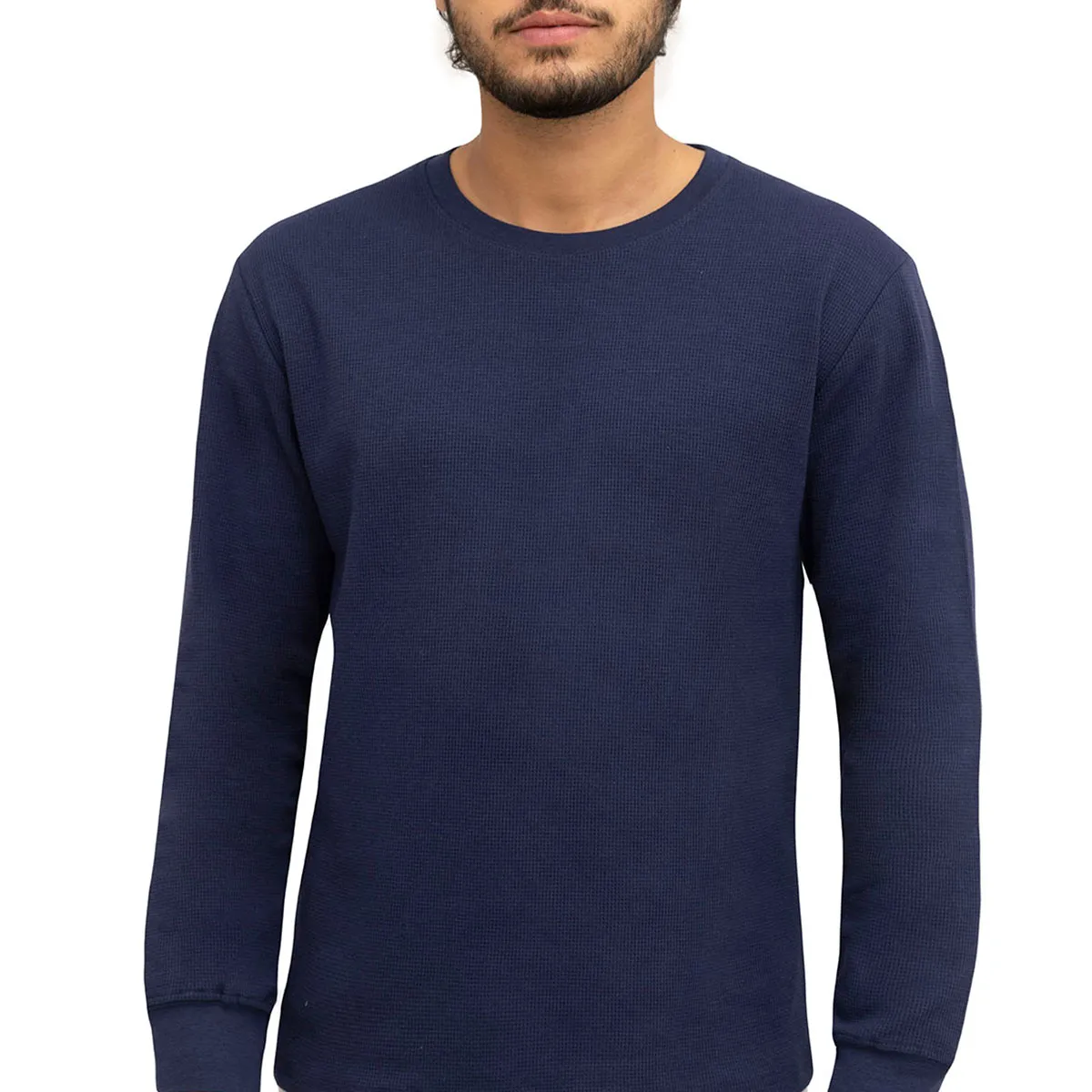 TAIS - Camiseta Tejido Panal Azul Tais