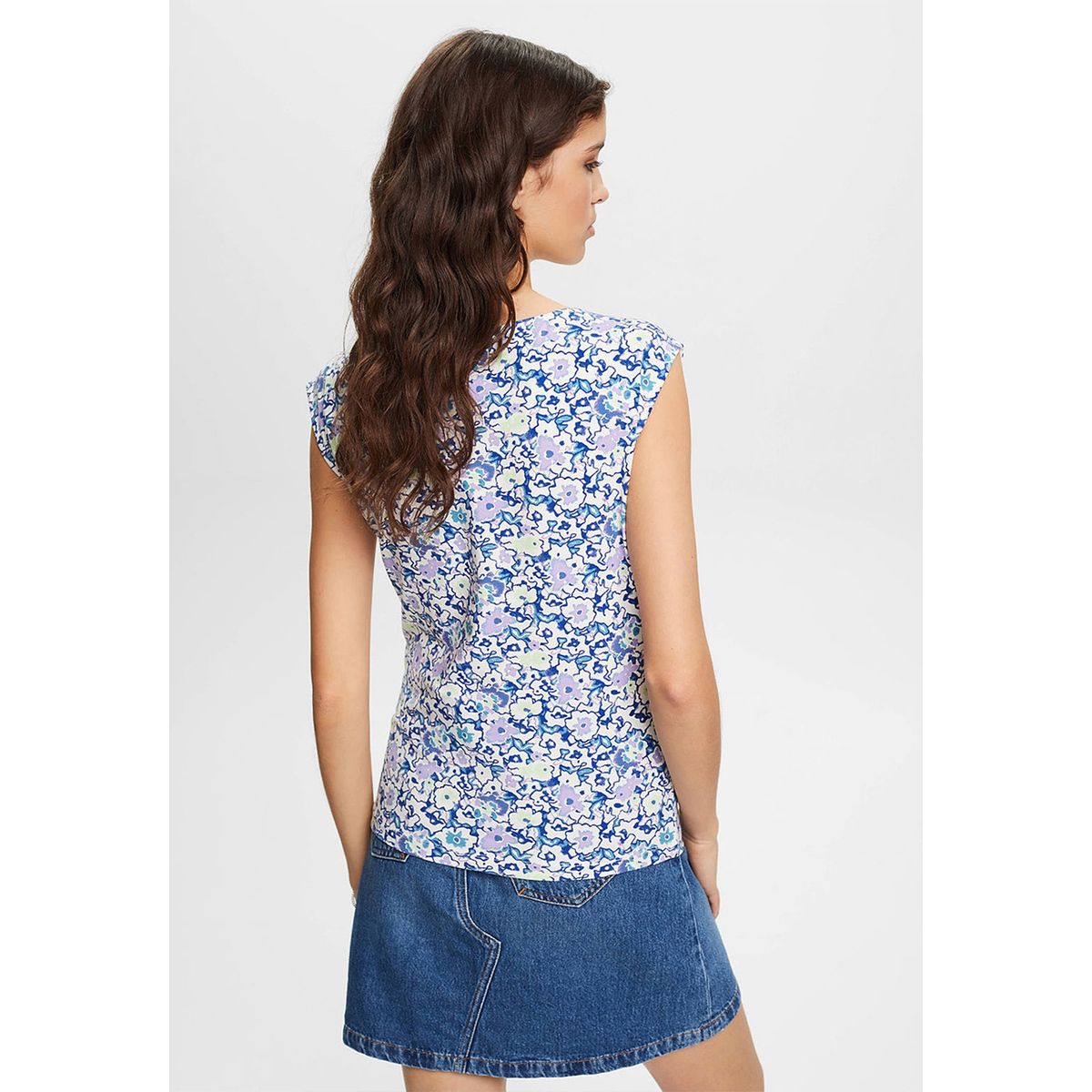 ESPRIT - Polera Sin Mangas Y Estampado Floral Mujer Esprit ESPRIT
