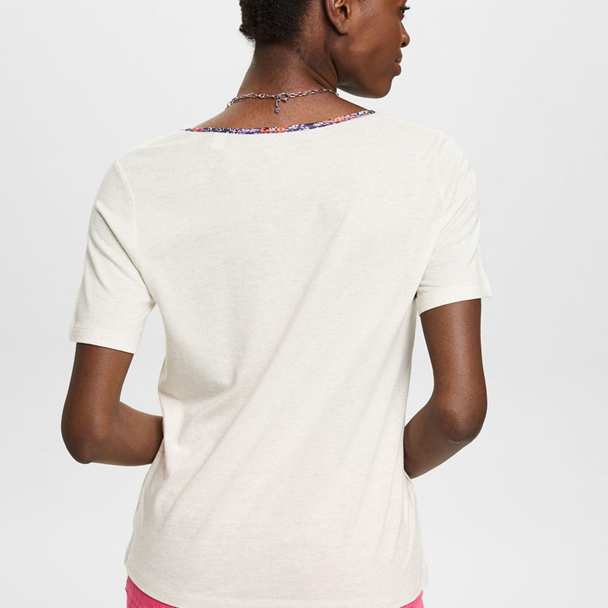ESPRIT - Polera Escote En V Estampado Mujer Esprit ESPRIT
