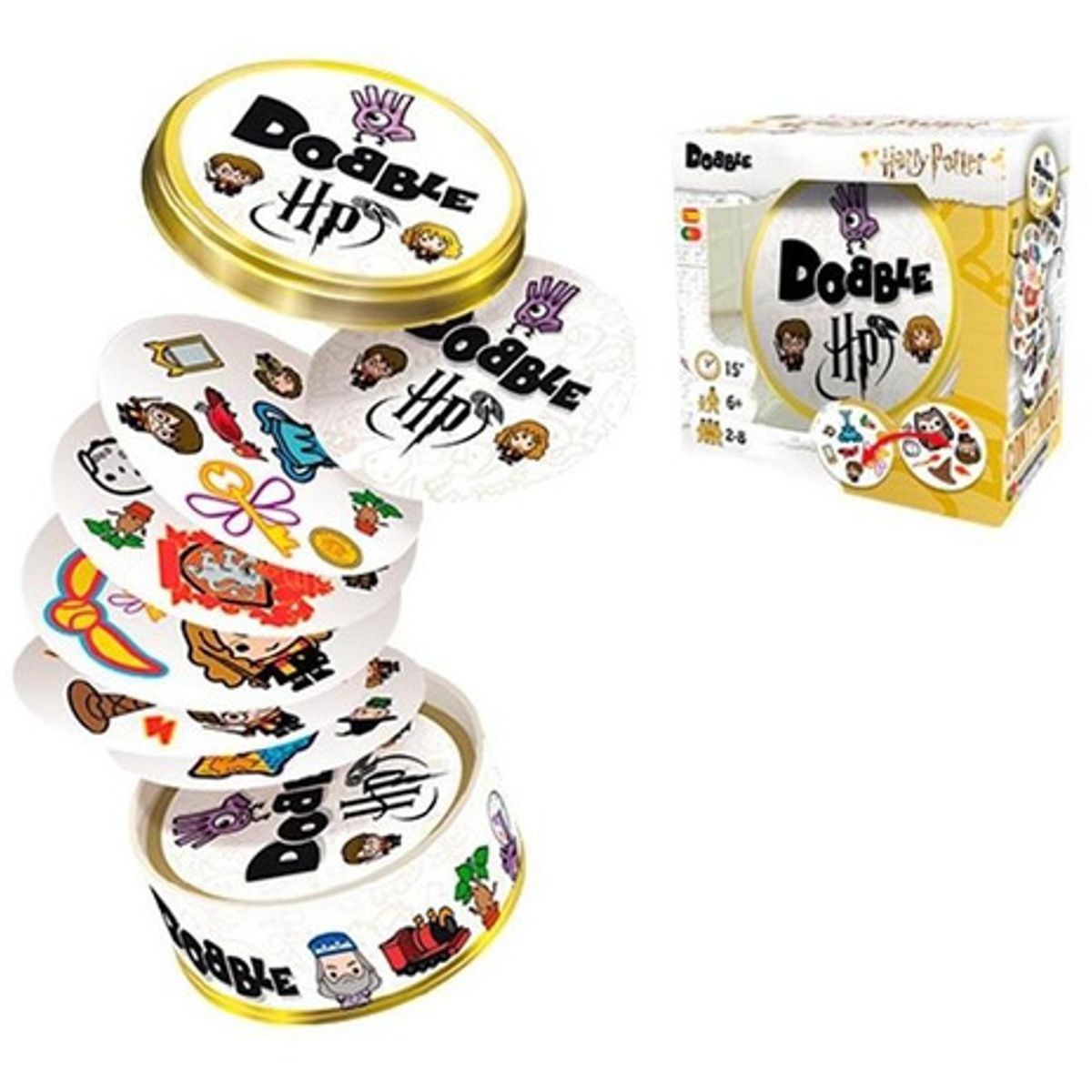 ANSALDO - Juego de cartas DOBBLE Harry Potter edición mágica