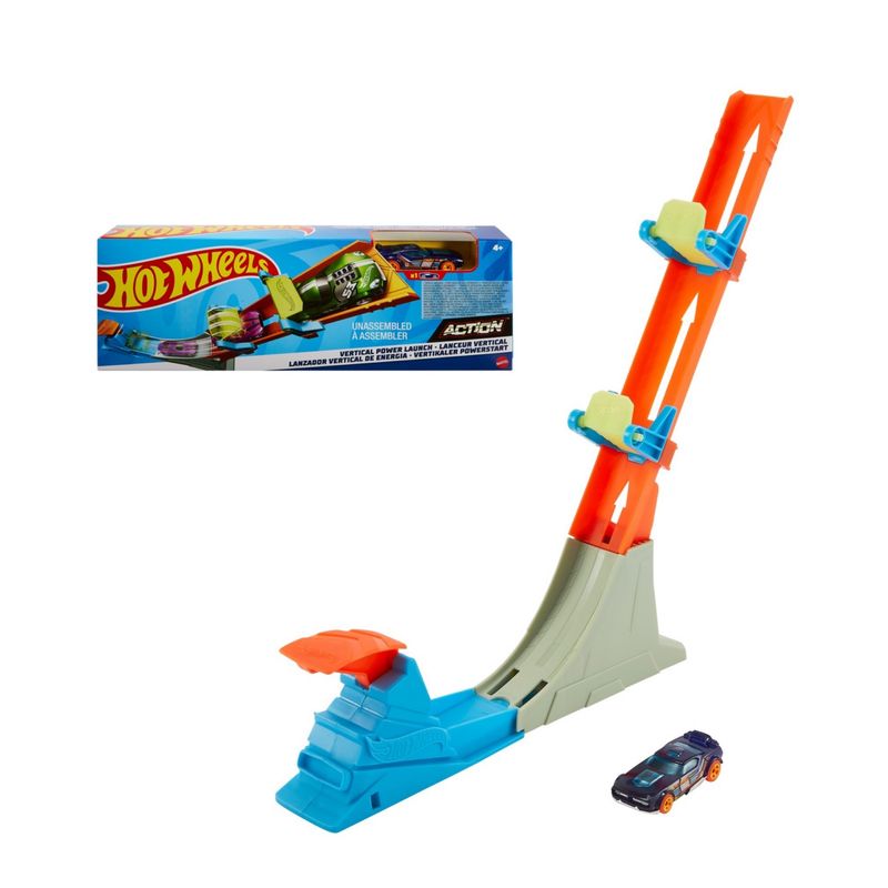 HOT WHEELS - Hot Wheels Acrobacias - Lanzamiento De Poder Vertical