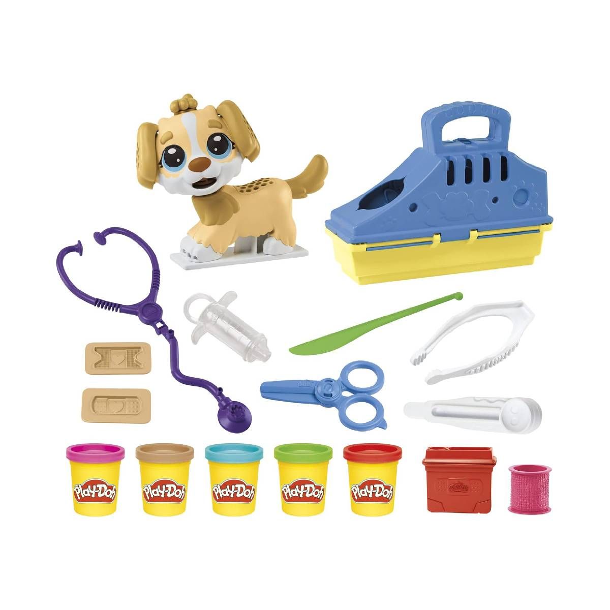 PLAY DOH - Masas didácticas PLAY DOH kit veterinario cachorro