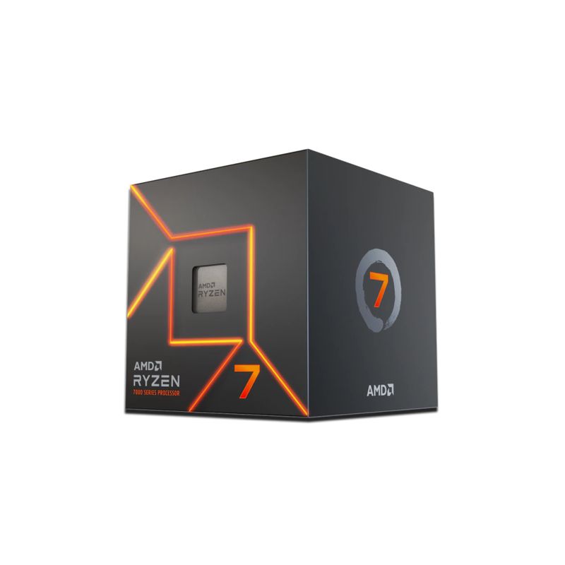 AMD CORP - Procesador AMD Ryzen 7 7700 8 Nucleos AM5 c Disipador