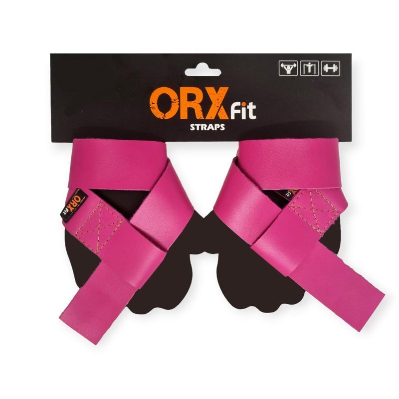 ORXFIT - STRAPS PARA PESAS CLASSIC ROSADO  -  ORXFIT
