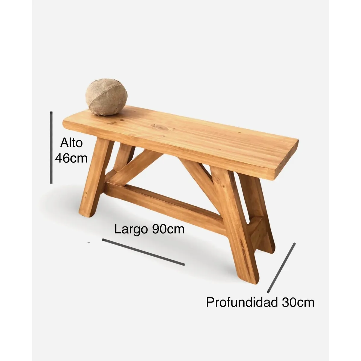 GENERICO - Banca de madera 90cm