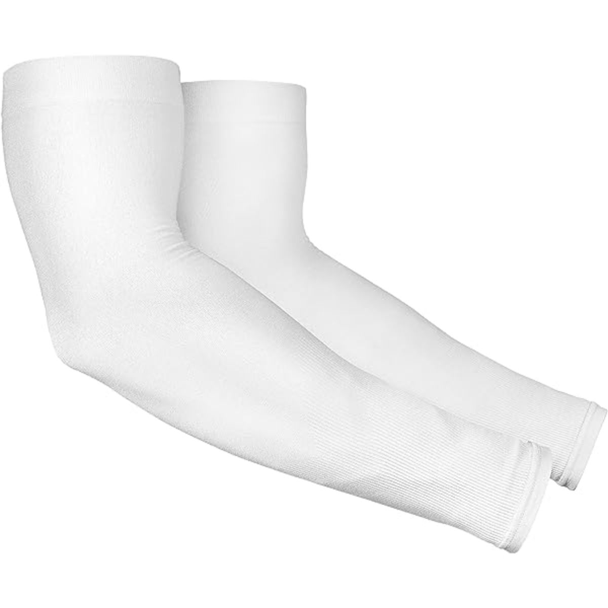 OEM - PAR DE MANGAS BRAZO PROTECCION SOLAR DEPORTIVA UNISEX BLANCO