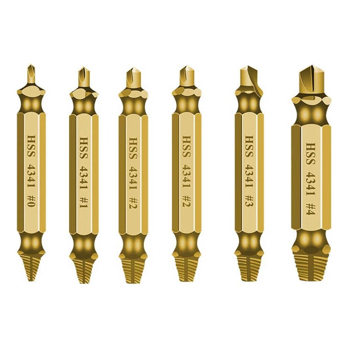 GENERICO - Kit De Herramientas Extracción De Tornillos Dañados Taladro