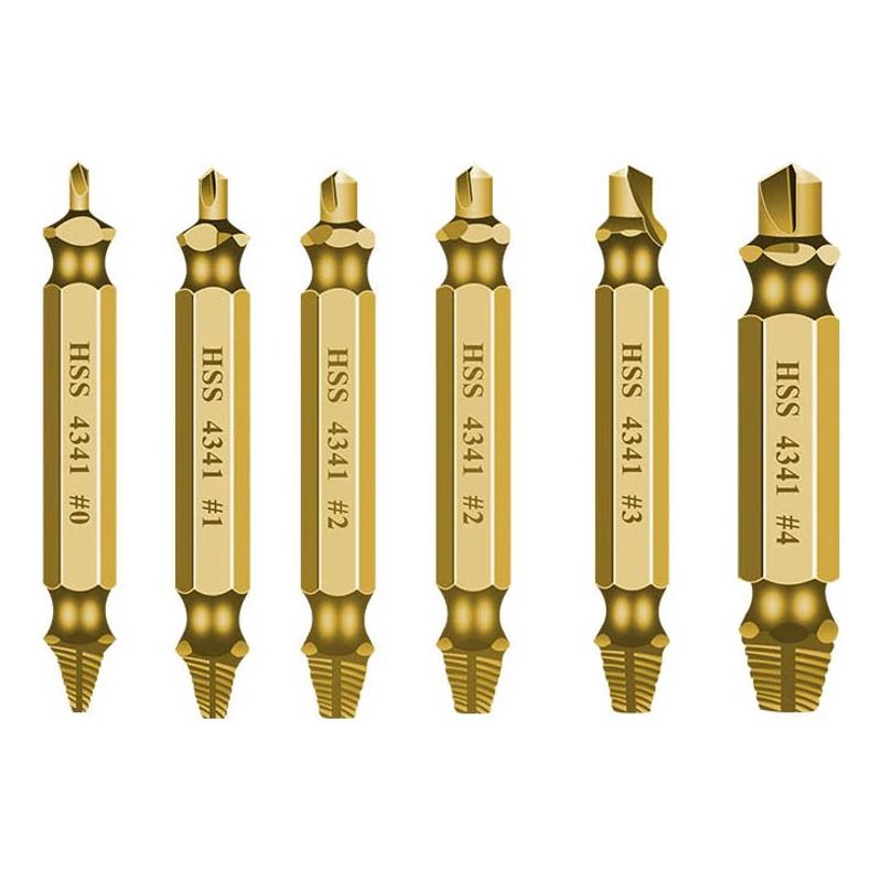 GENERICO - Kit De Herramientas Extracción De Tornillos Dañados Taladro