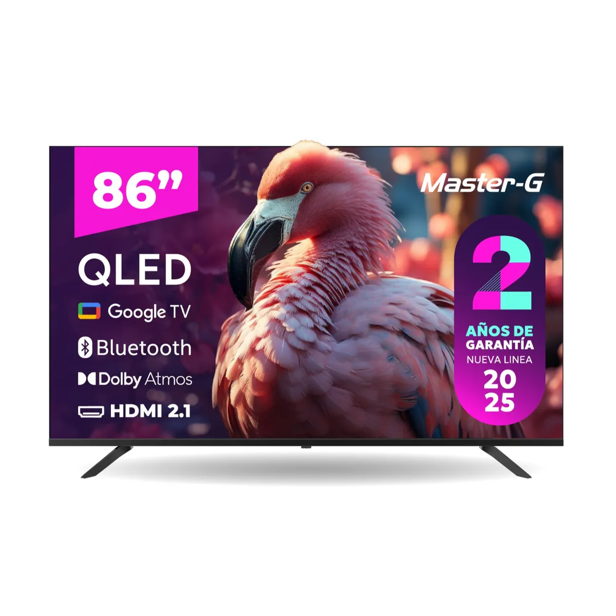 MASTER G - QLED 86" Google TV 4K Bluetooth