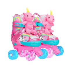 UNICKAWAII - SET PATIN 2X2 ACCESORIOS PELUCHE TALLA S