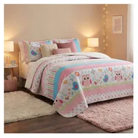 Cubrecama Sherpa 1.5 Plazas - Búho Niña M913